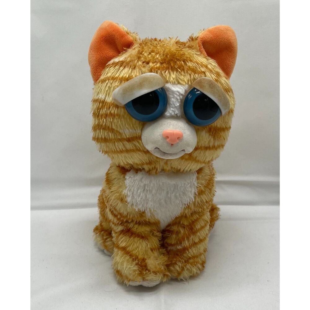 Princess Potty Mouth Cat Feisty Pets Plush Stuffed Animal orange stripped 8"